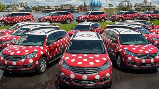 Serviço Disney Minnie Van™ Connected by Lyft